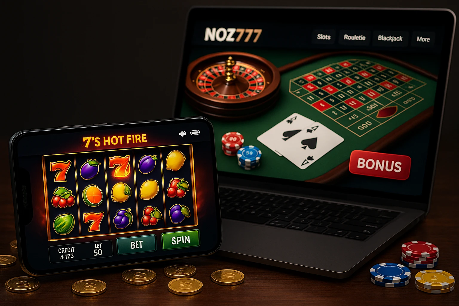 Baixar o NOZ777 Cassino App