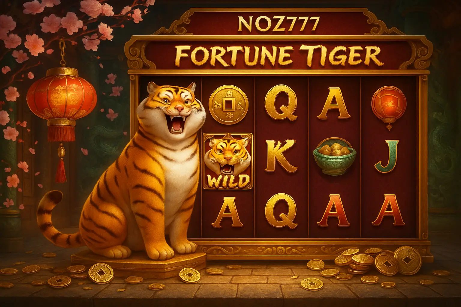 Fortune Tiger é um jogo imperdível no NOZ777 Casino
