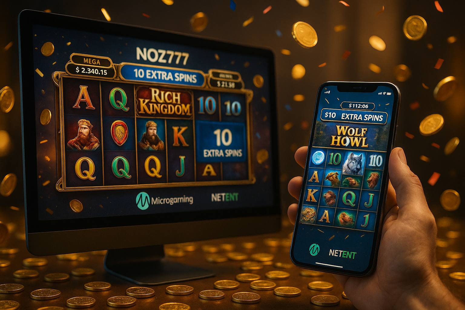 Jogos de Slot no Casino Online NOZ777