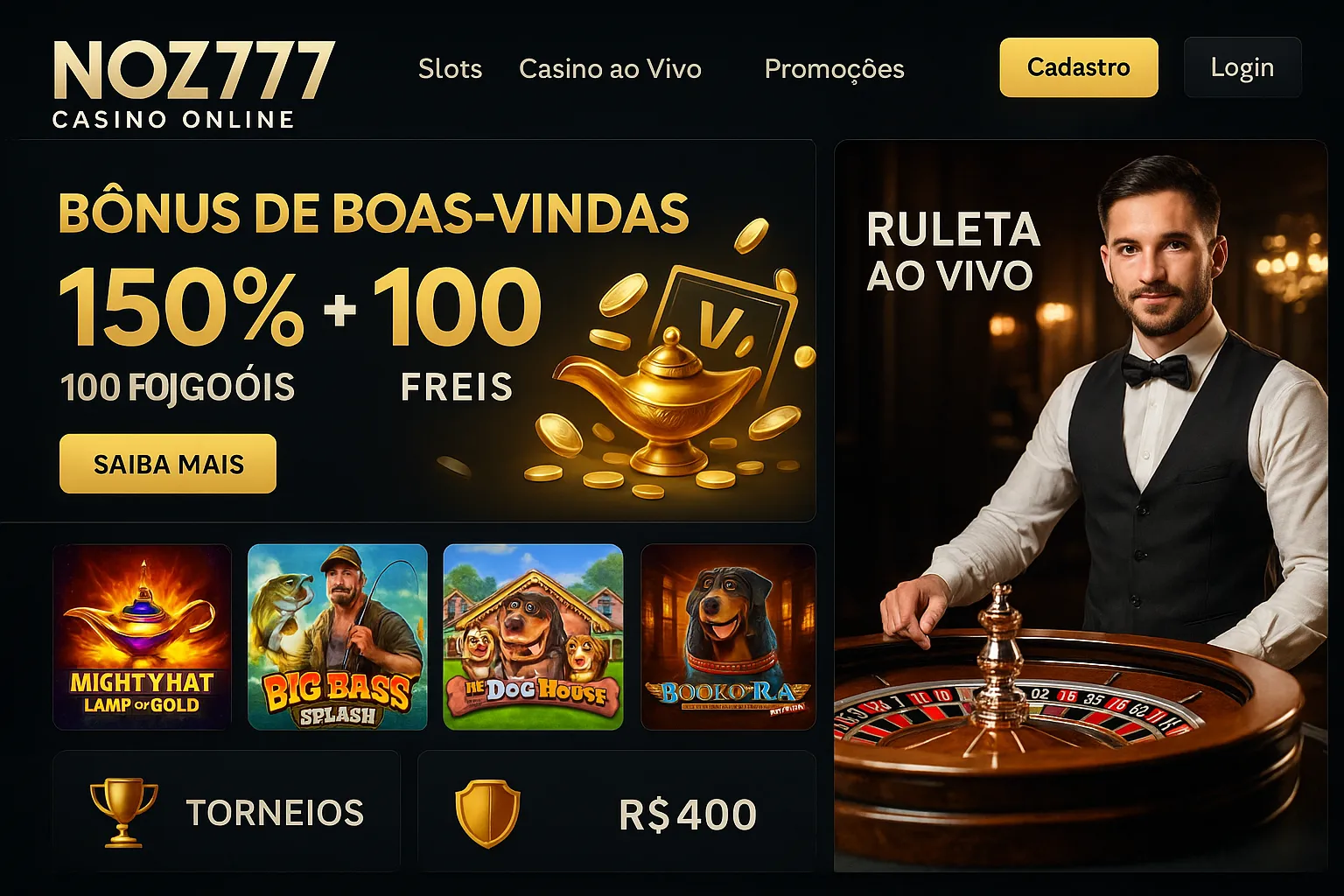 Jogos de cassino online inovadores e emocionantes na NOZ777