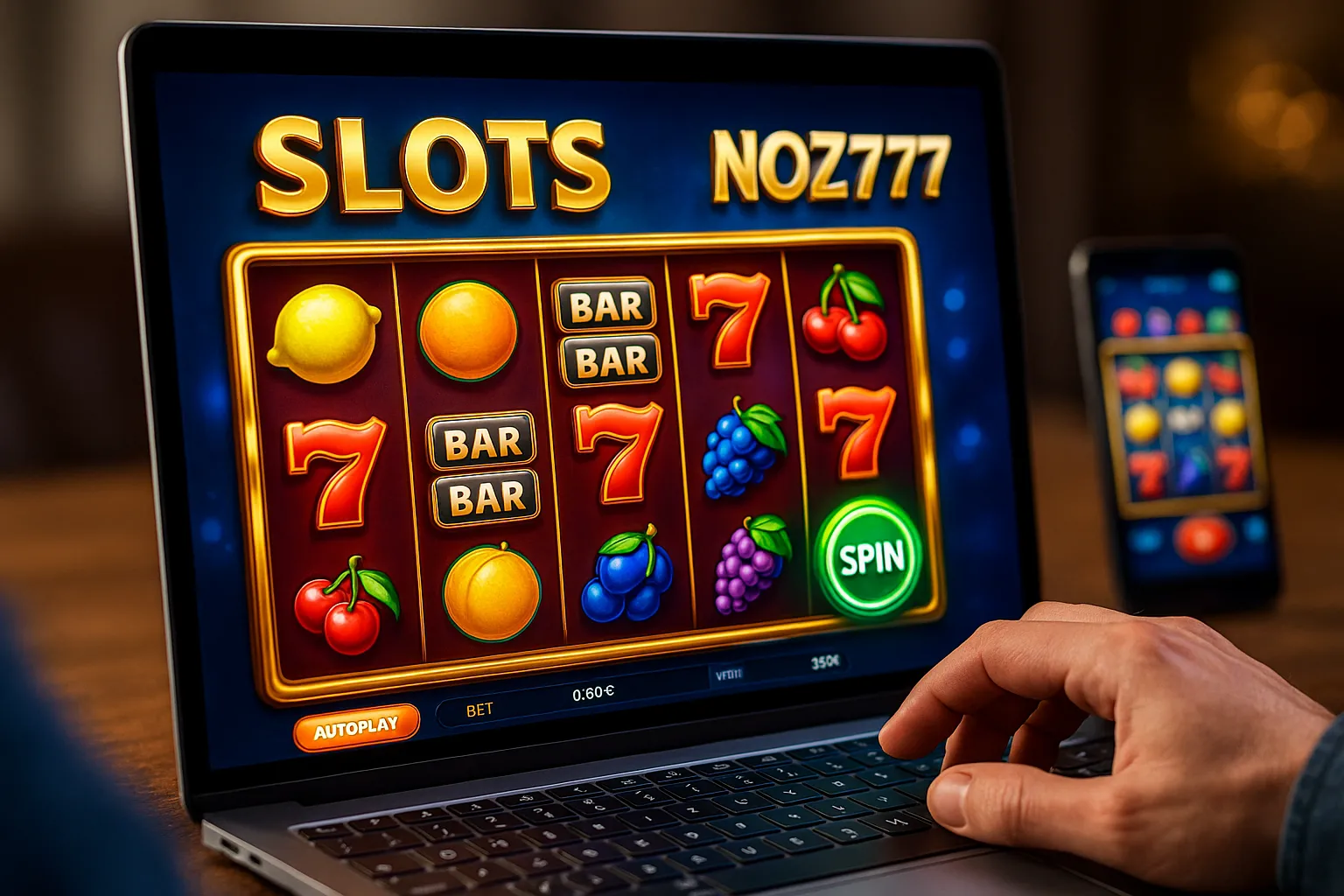 Explore o mundo das slot machines no NOZ777 Casino